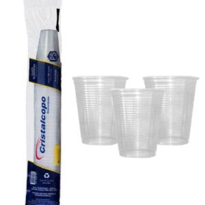 COPO PLAST 180ML CRISTALCOPO PC100