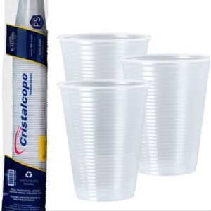 COPO PLAST 300ML CRISTALCOPO PC100